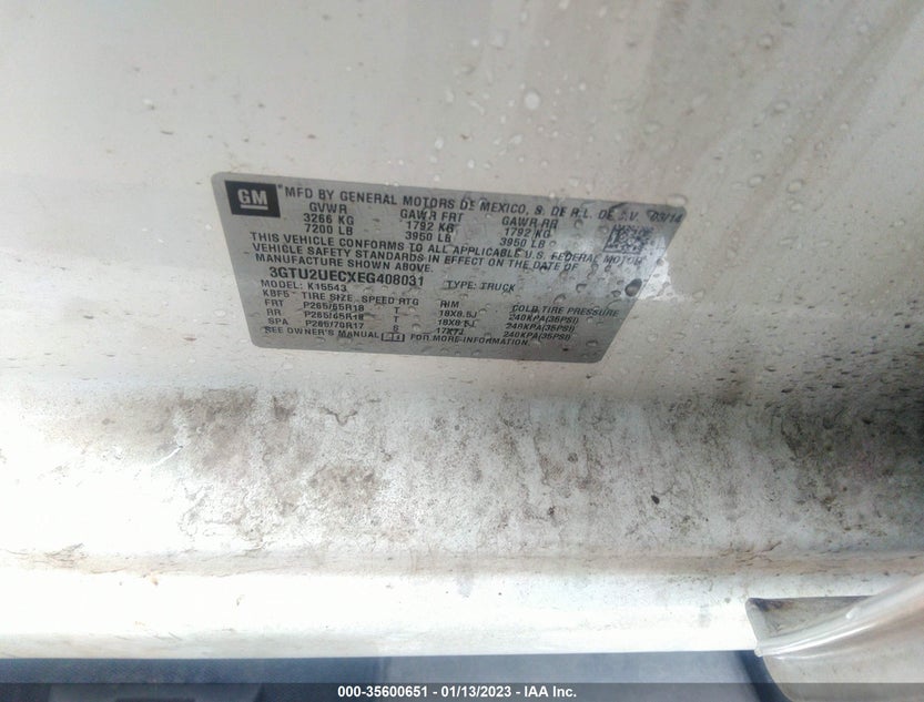3GTU2UECXEG408031