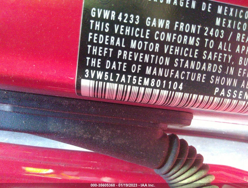 3VW5L7AT5EM801104