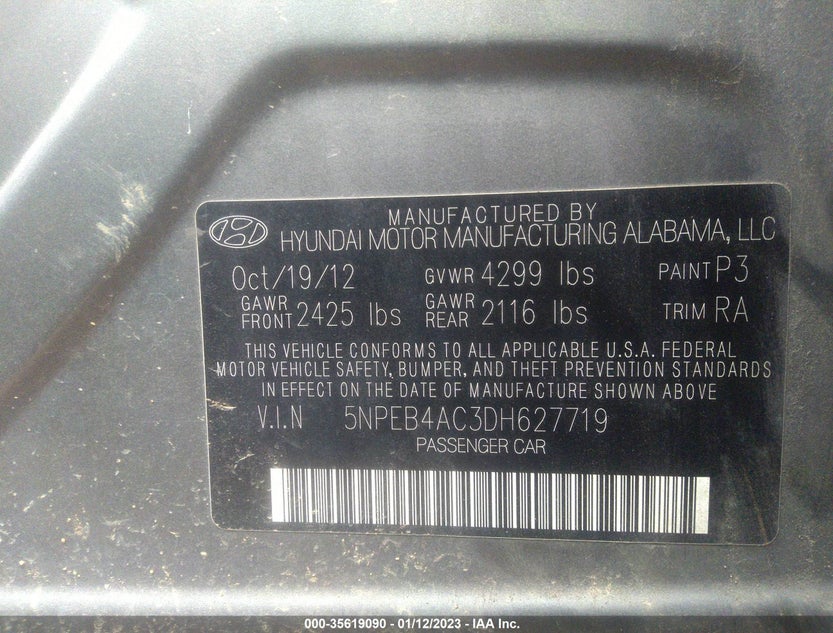 5NPEB4AC3DH627719