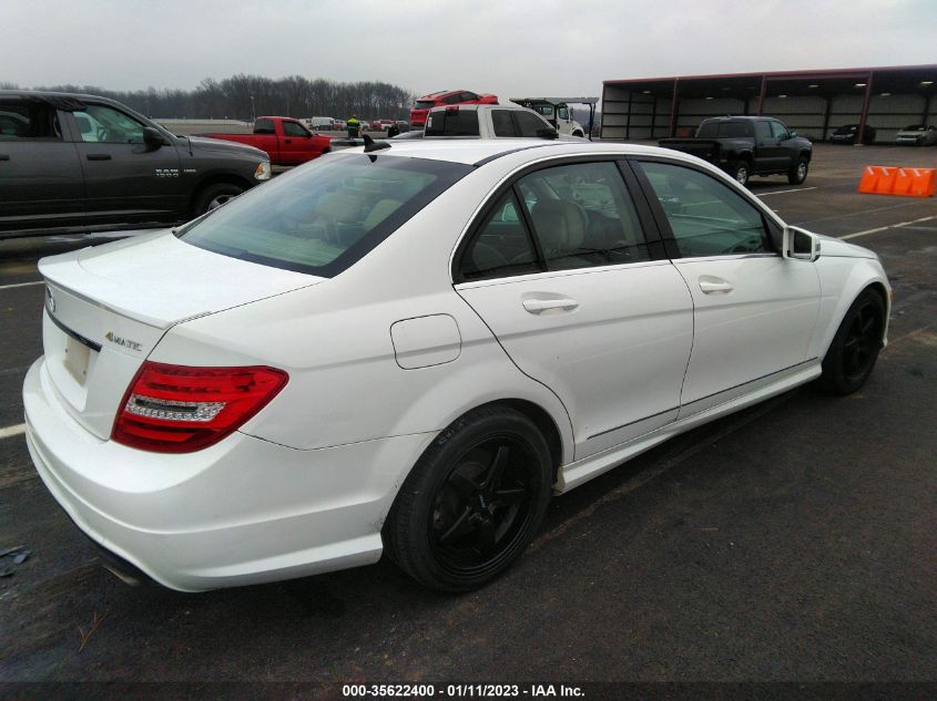 2014 Mercedes-Benz C 300 Sport 4Matic/Luxury 4Matic VIN: WDDGF8AB1ER319315 Lot: 35622400