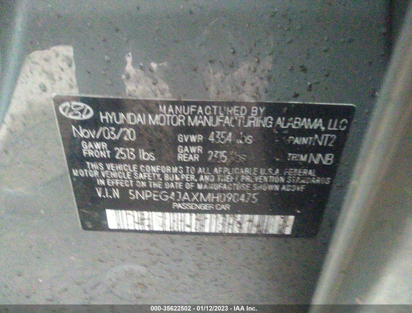 5NPEG4JAXMH090475