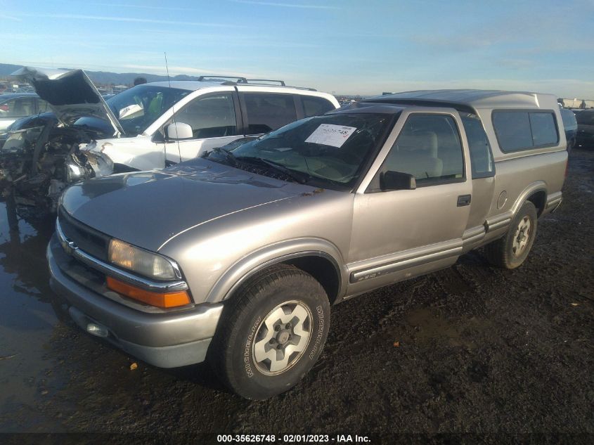 1998 Chevrolet S-10 Ls VIN: 1GCDT19X7W8136389 Lot: 35626748