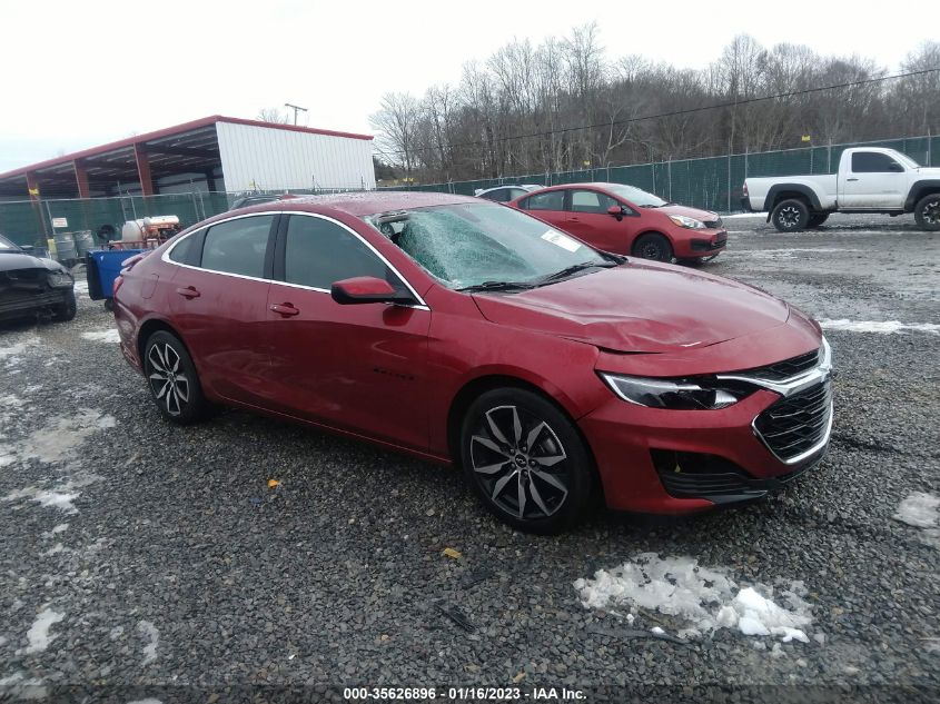 2021 Chevrolet Malibu Fwd Rs VIN: 1G1ZG5ST2MF089055 Lot: 35626896