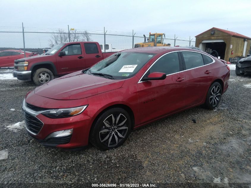 2021 Chevrolet Malibu Fwd Rs VIN: 1G1ZG5ST2MF089055 Lot: 35626896