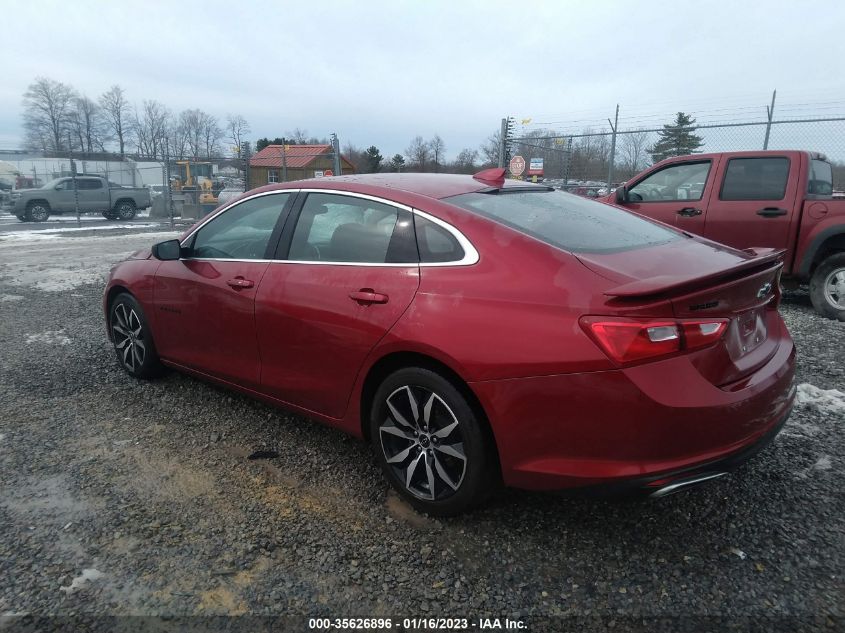 2021 Chevrolet Malibu Fwd Rs VIN: 1G1ZG5ST2MF089055 Lot: 35626896