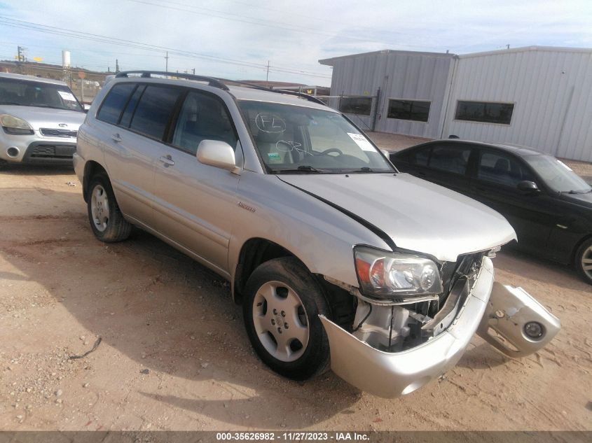 2006 Toyota Highlander Limited V6 VIN: JTEEP21A460149777 Lot: 40424403