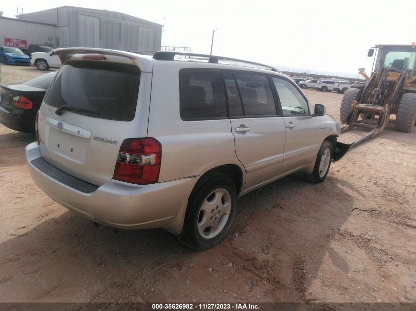 2006 Toyota Highlander Limited V6 VIN: JTEEP21A460149777 Lot: 40424403