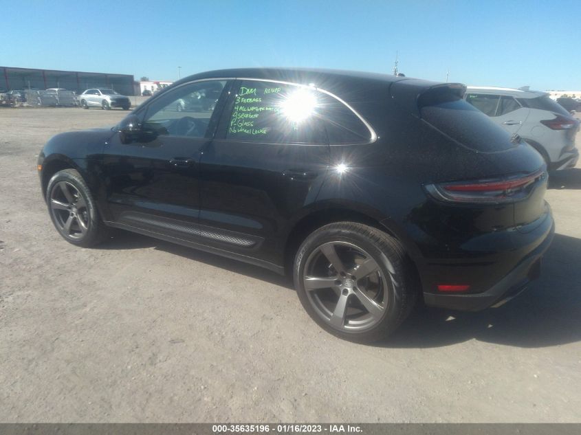 2022 Porsche Macan VIN: WP1AA2A50NLB07030 Lot: 35635196