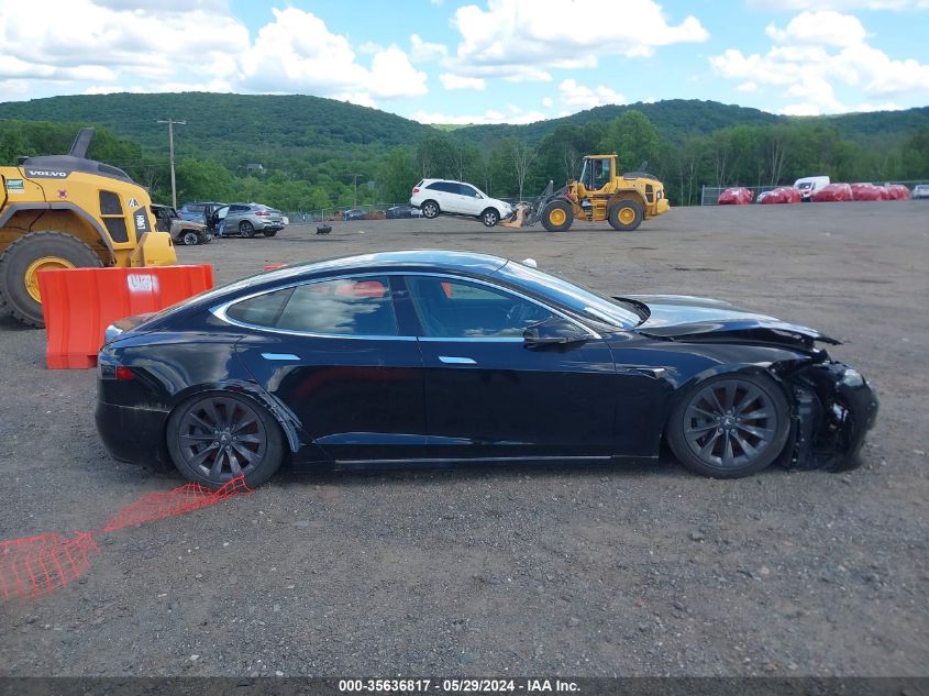 2018 Tesla Model S 75D/P100D/100D VIN: 5YJSA1E28JF283417 Lot: 35636817