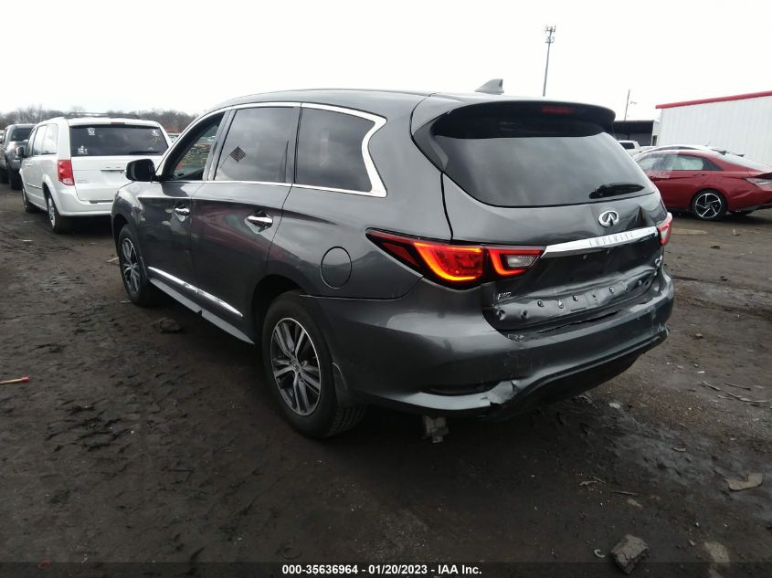 2019 Infiniti Qx60 Pure VIN: 5N1DL0MMXKC523920 Lot: 35636964