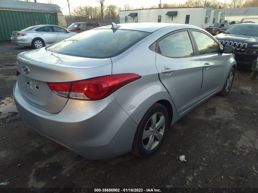 2012 Hyundai Elantra Gls VIN: 5NPDH4AE0CH071671 Lot: 35656902