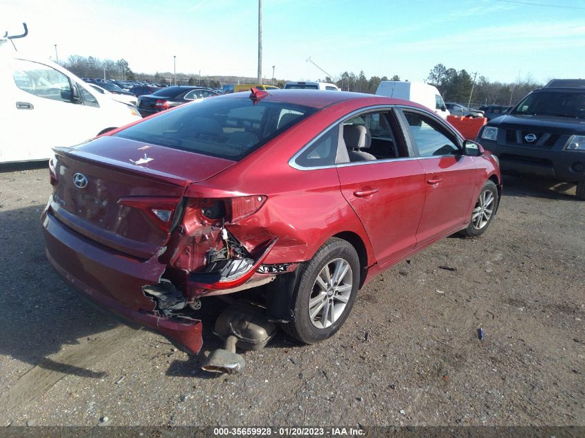 2017 Hyundai Sonata 2.4L VIN: 5NPE24AF7HH587368 Lot: 35659928