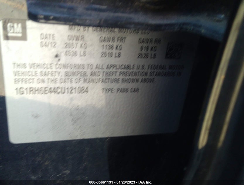 1G1RH6E44CU121084