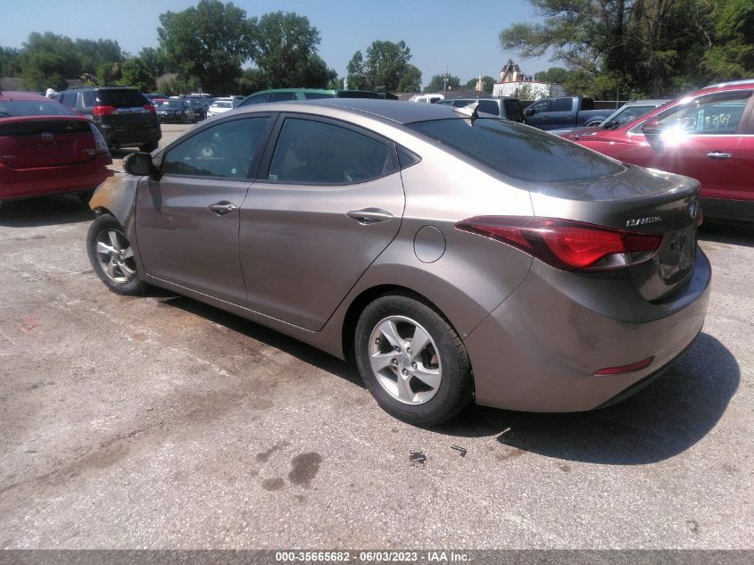 2015 Hyundai Elantra Se VIN: 5NPDH4AE2FH597921 Lot: 35665682