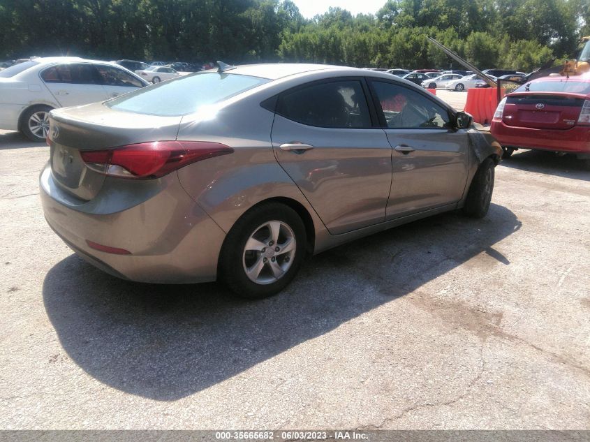 2015 Hyundai Elantra Se VIN: 5NPDH4AE2FH597921 Lot: 35665682