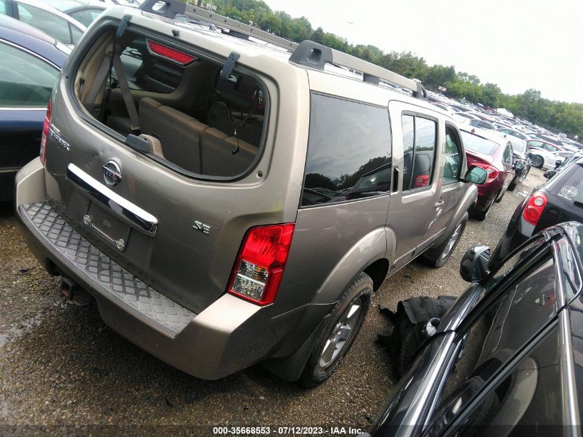 2009 Nissan Pathfinder Se VIN: 5N1AR18B49C602834 Lot: 35668553