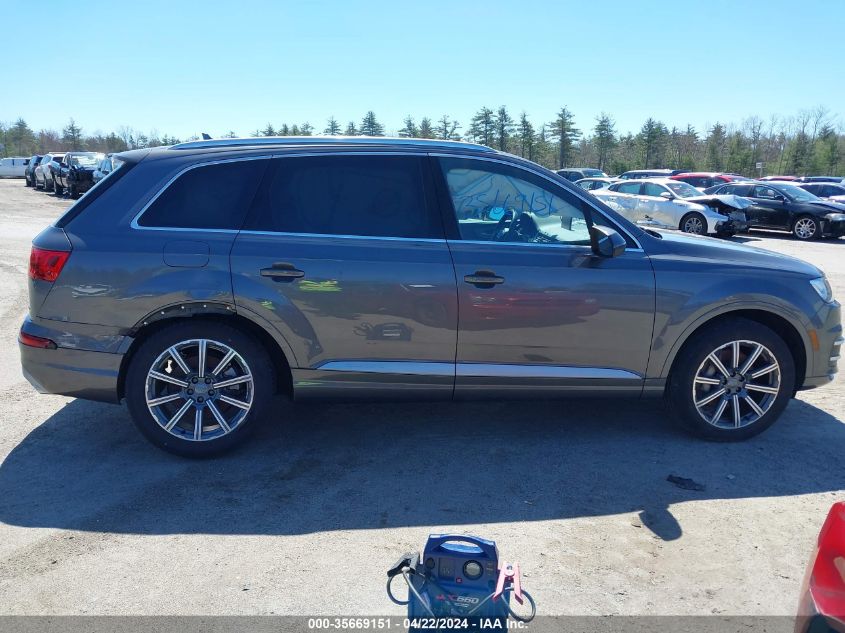 2019 Audi Q7 45 Premium VIN: WA1LHAF77KD037746 Lot: 35669151