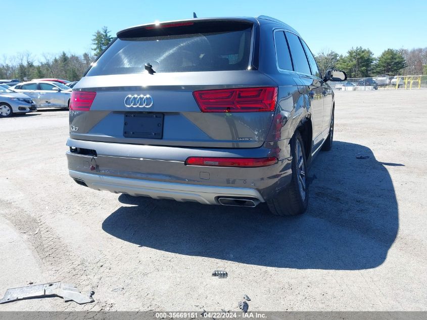 2019 Audi Q7 45 Premium VIN: WA1LHAF77KD037746 Lot: 35669151