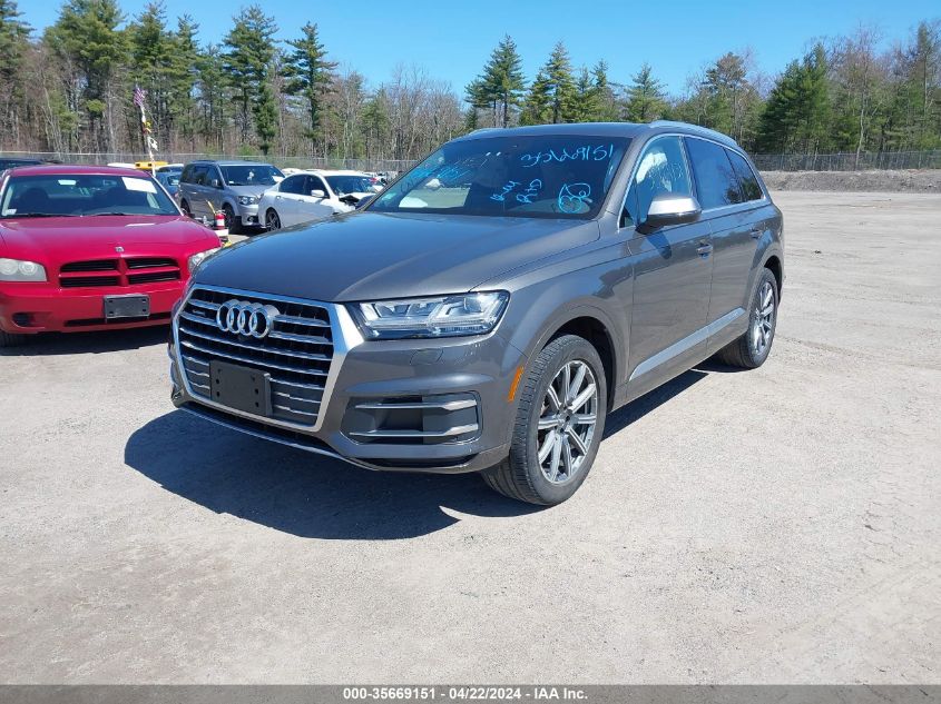 2019 Audi Q7 45 Premium VIN: WA1LHAF77KD037746 Lot: 35669151