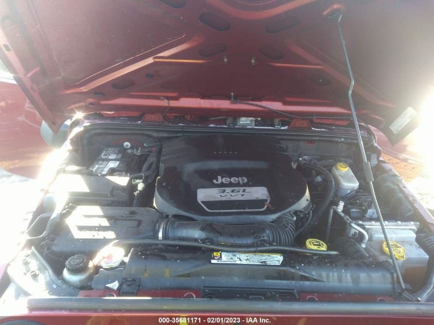 2012 Jeep Wrangler Unlimited Sport VIN: 1C4HJWDG0CL143477 Lot: 35681171