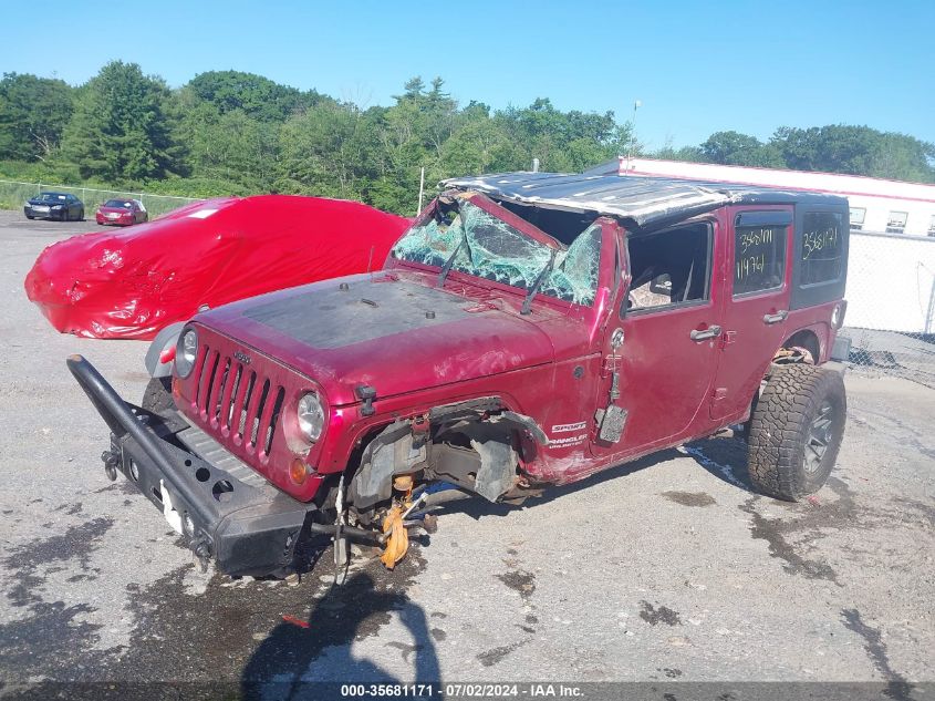 2012 Jeep Wrangler Unlimited Sport VIN: 1C4HJWDG0CL143477 Lot: 35681171