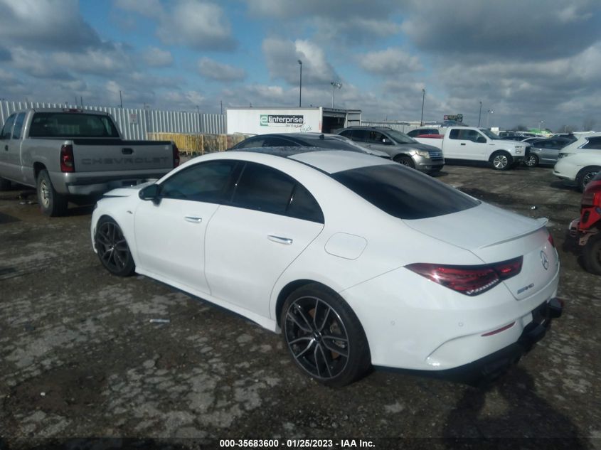 2022 Mercedes-Benz Amg Cla 35 VIN: W1K5J5BB2NN287775 Lot: 35683600