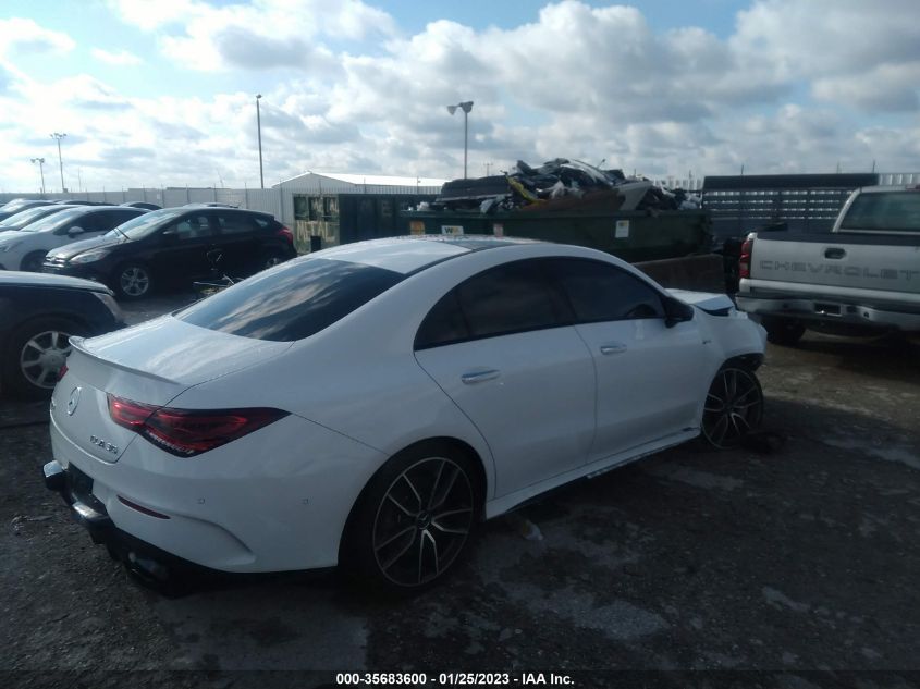 2022 Mercedes-Benz Amg Cla 35 VIN: W1K5J5BB2NN287775 Lot: 35683600