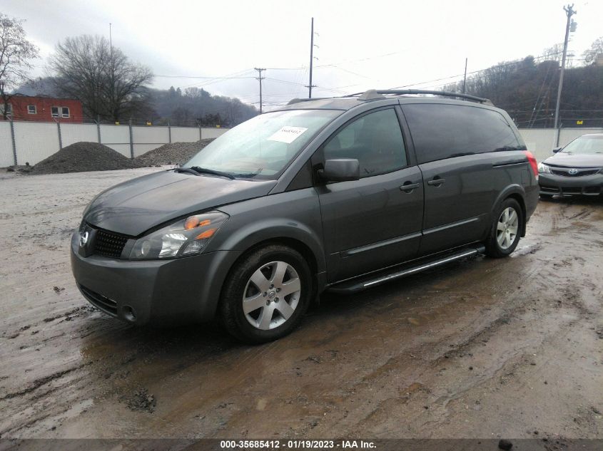 2005 Nissan Quest 3.5 Se VIN: 5N1BV28U85N113486 Lot: 40875290