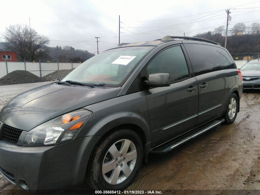 2005 Nissan Quest 3.5 Se VIN: 5N1BV28U85N113486 Lot: 40875290