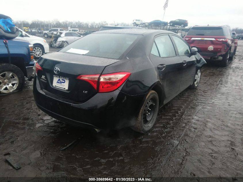 2019 Toyota Corolla Le VIN: 2T1BURHE9KC163837 Lot: 35689642