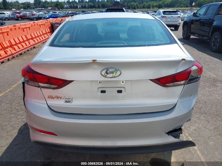 2018 Hyundai Elantra Se VIN: 5NPD74LF1JH279287 Lot: 35692526