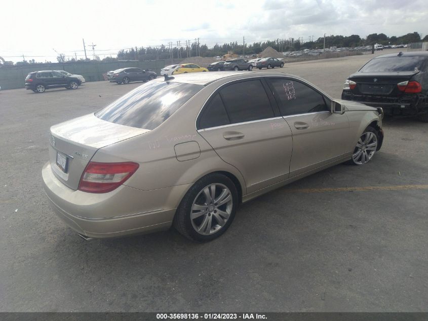 2011 Mercedes-Benz C300 4 Matic VIN: WDDGF8BBXBR148350 Lot: 35698136