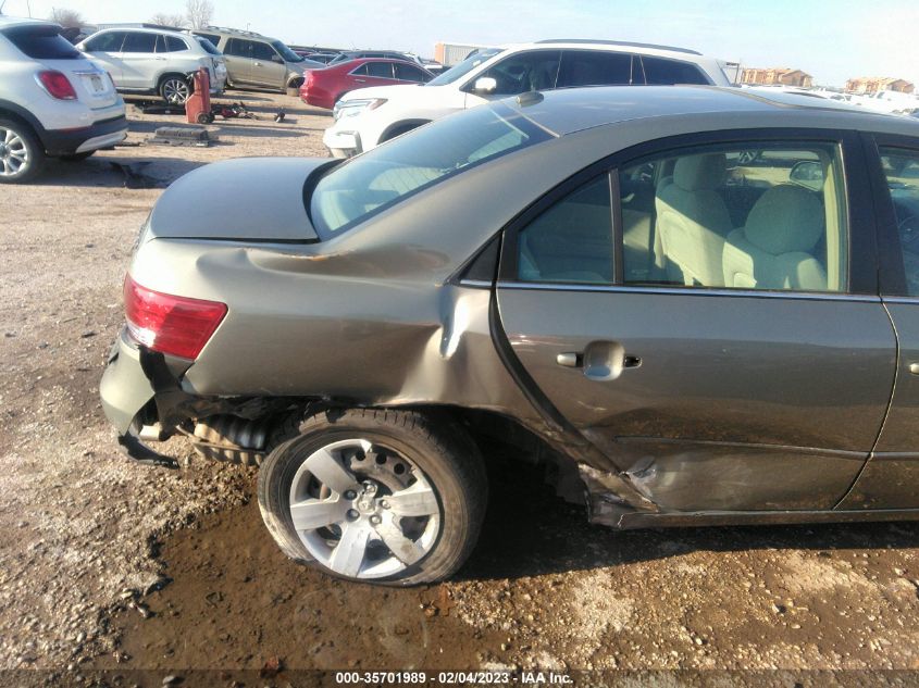 2008 Hyundai Sonata Gls V6 VIN: 5NPET46F58H400988 Lot: 40344173