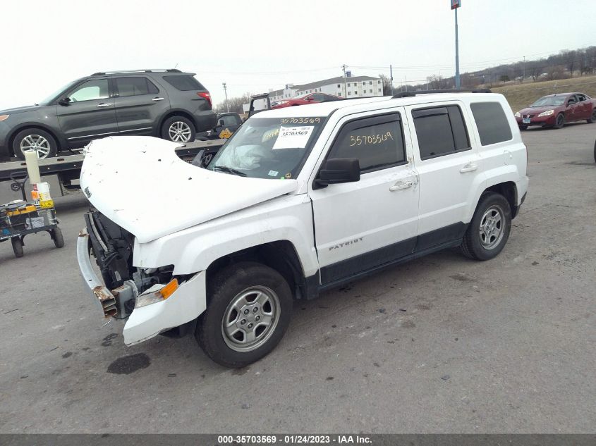 2015 Jeep Patriot Sport VIN: 1C4NJPBB7FD179455 Lot: 35703569