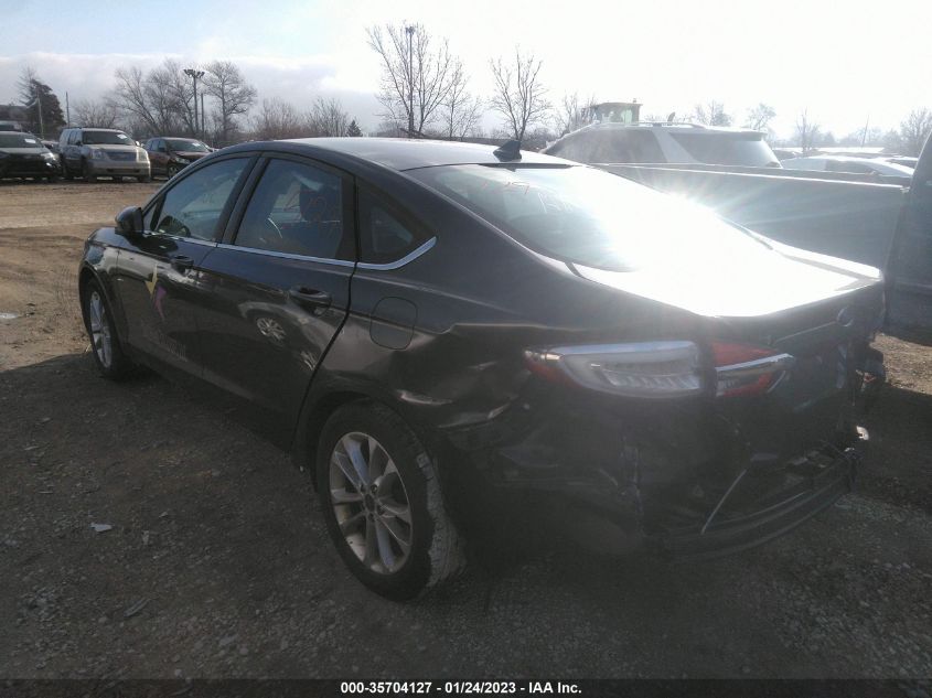 2019 Ford Fusion Se VIN: 3FA6P0HD2KR230564 Lot: 35704127