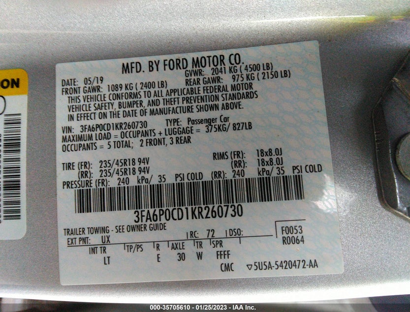 3FA6P0CD1KR260730