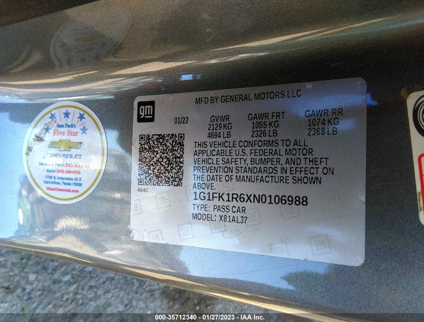 1G1FK1R6XN0106988