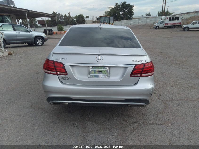 2014 Mercedes-Benz E 350 4Matic VIN: WDDHF8JB9EA886276 Lot: 35714602