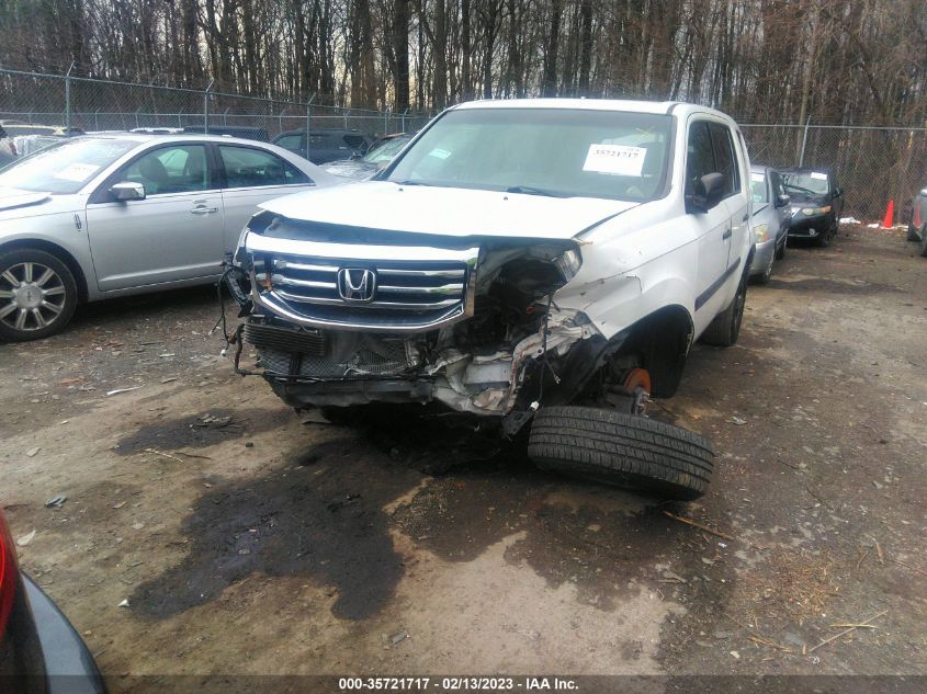 2012 Honda Pilot Lx VIN: 5FNYF4H2XCB007073 Lot: 35721717