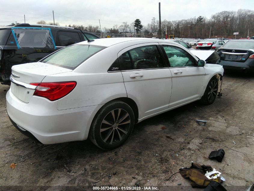 2013 Chrysler 200 Touring VIN: 1C3CCBBG0DN738176 Lot: 35724665