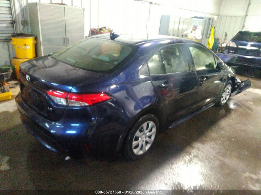 2021 Toyota Corolla Le VIN: JTDEPMAE6MJ142811 Lot: 35727568