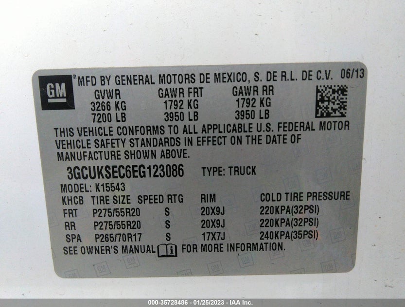 3GCUKSEC6EG123086