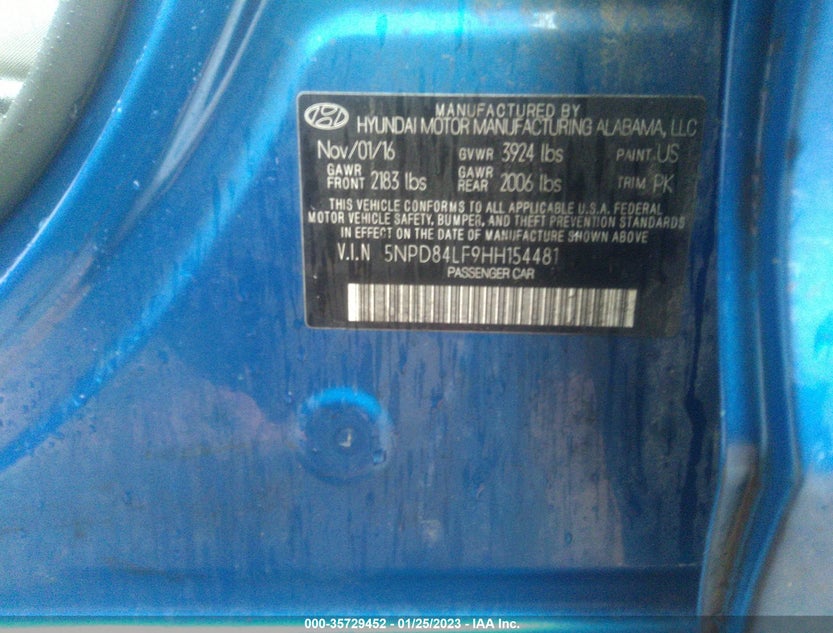 5NPD84LF9HH154481