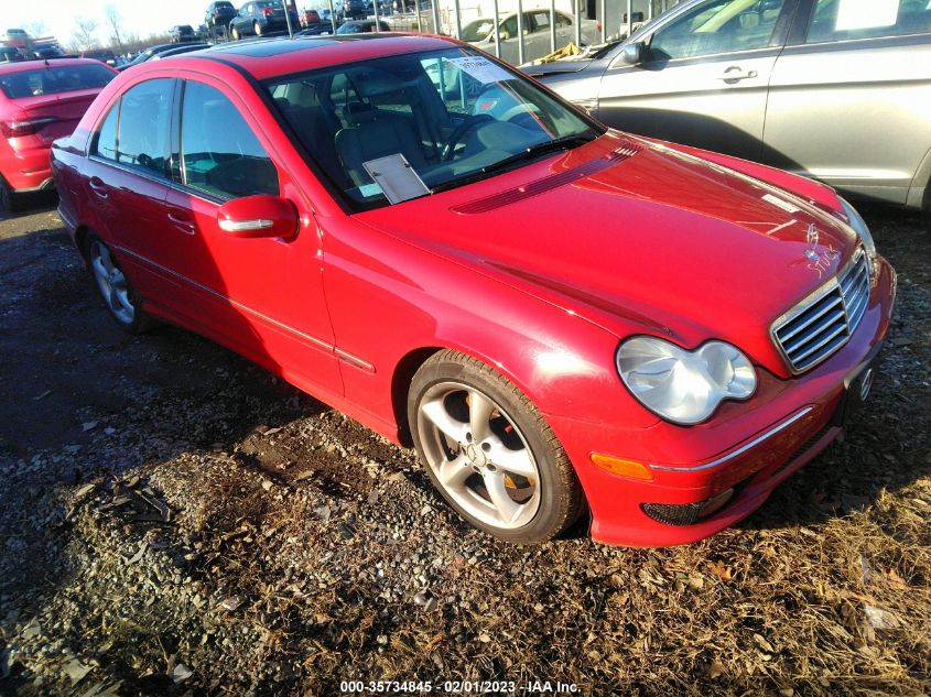 2005 Mercedes-Benz C 230 Kompressor Sport VIN: WDBRF40J75A660607 Lot: 35734845