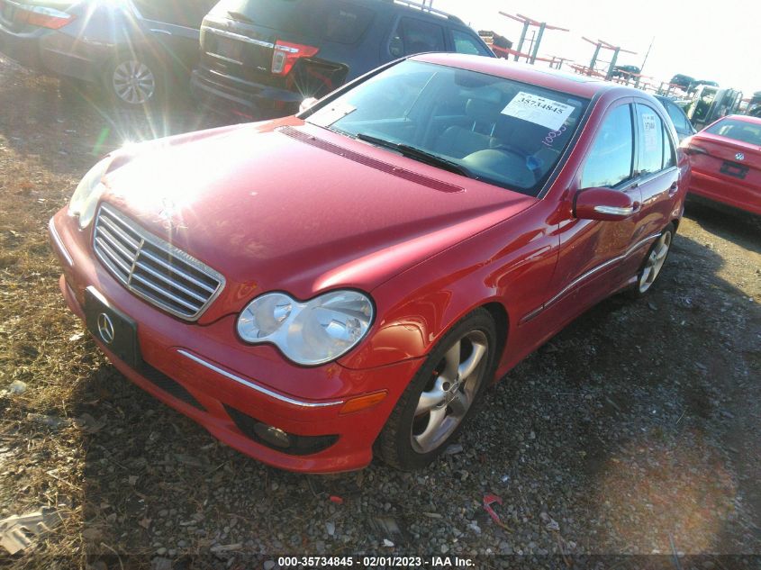 2005 Mercedes-Benz C 230 Kompressor Sport VIN: WDBRF40J75A660607 Lot: 35734845