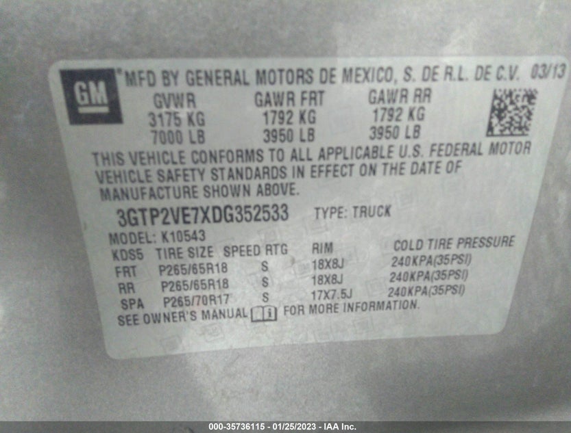 3GTP2VE7XDG352533