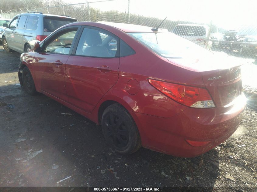 2013 Hyundai Accent Gls VIN: KMHCT4AE9DU553651 Lot: 35736867