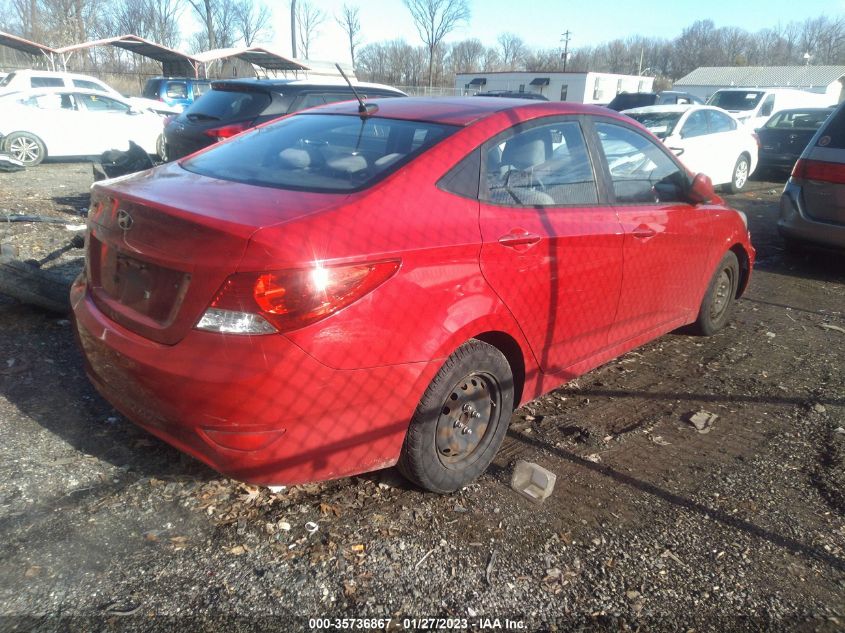 2013 Hyundai Accent Gls VIN: KMHCT4AE9DU553651 Lot: 35736867