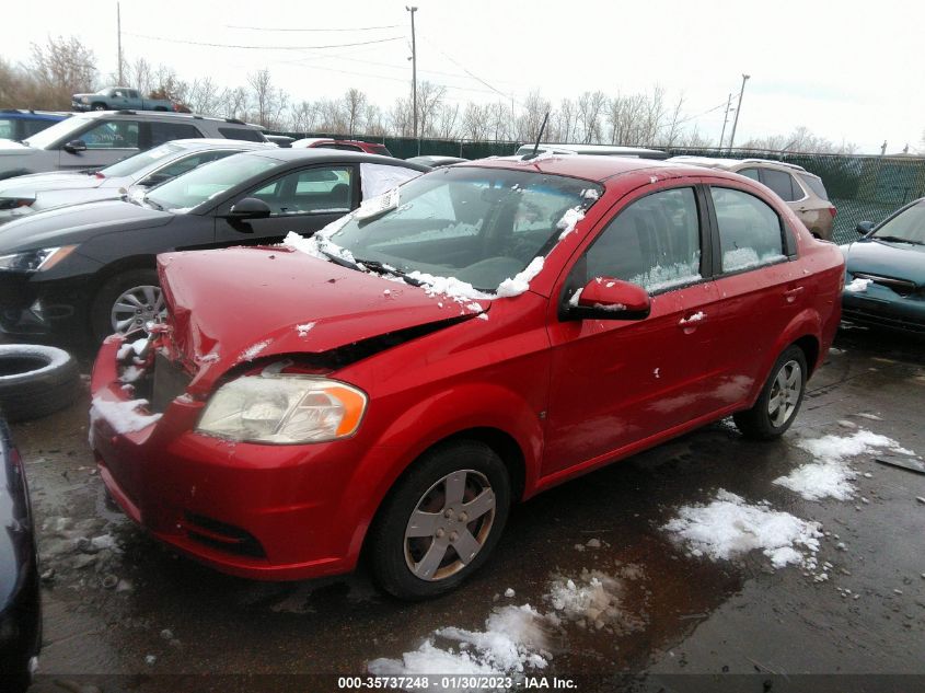 2009 Chevrolet Aveo Lt W/1Lt VIN: KL1TD56E89B610836 Lot: 35737248