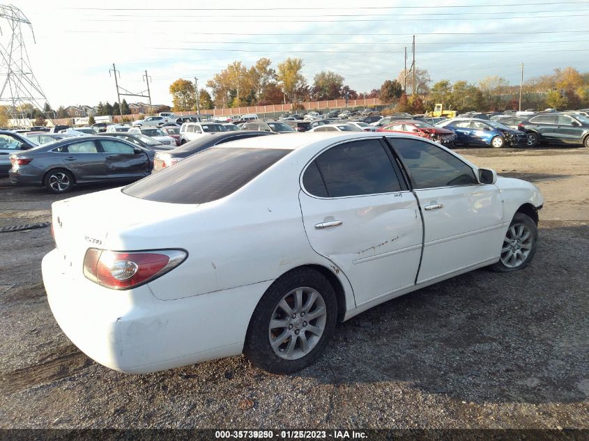 2004 Lexus Es 330 VIN: JTHBA30G045012998 Lot: 35739250